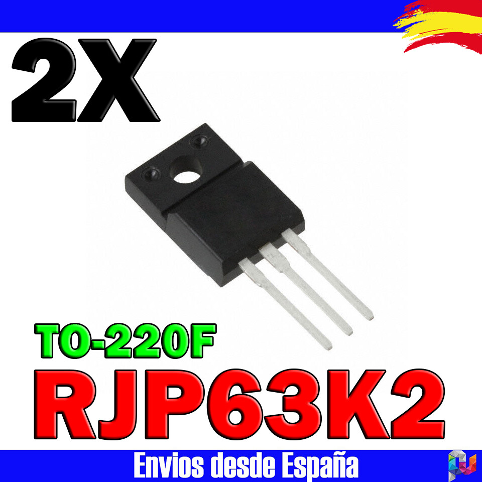 2x Transistor RENESA RJP63K2 RJP 63K2 TO-220f