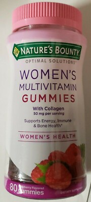 Natures Bounty - WOMENS Multivitamin Gummies - 80 pcs - Raspberry - Exp 9/2026