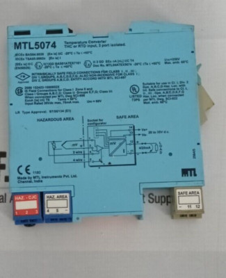 MTL5074 TEMPERATURE CONVERTER USED MTL 5074 | eBay