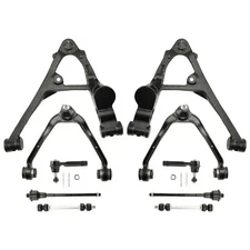 10Pc Front Upper Lower Control Arm Ball Joint TieRod for Chevy GMC 1500 4x4