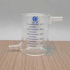 50ml To 1000ml Borosilicate Glass Double Layer Beaker,Laboratory Jacketed Beaker