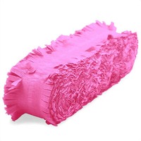 24M Rosa Krepp-Girlande / MäDchen Kinder Geburtstags Baby Taufe Party Fest Deko