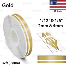 Roll Vinyl Pinstriping Stripe Double Line Car Tape Decal Stickers 112 16