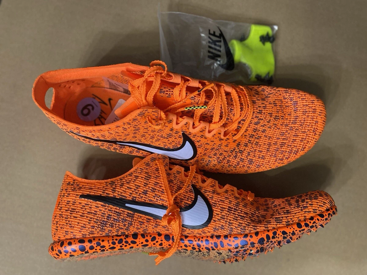 NIKE Zoom Track & Field Mamba 6 Electric Distance Spikes Mens 12‎ Orange Olympic Nike Zoom Mamba 6 Olympics Electric Pack Track Spikes Men main image 4