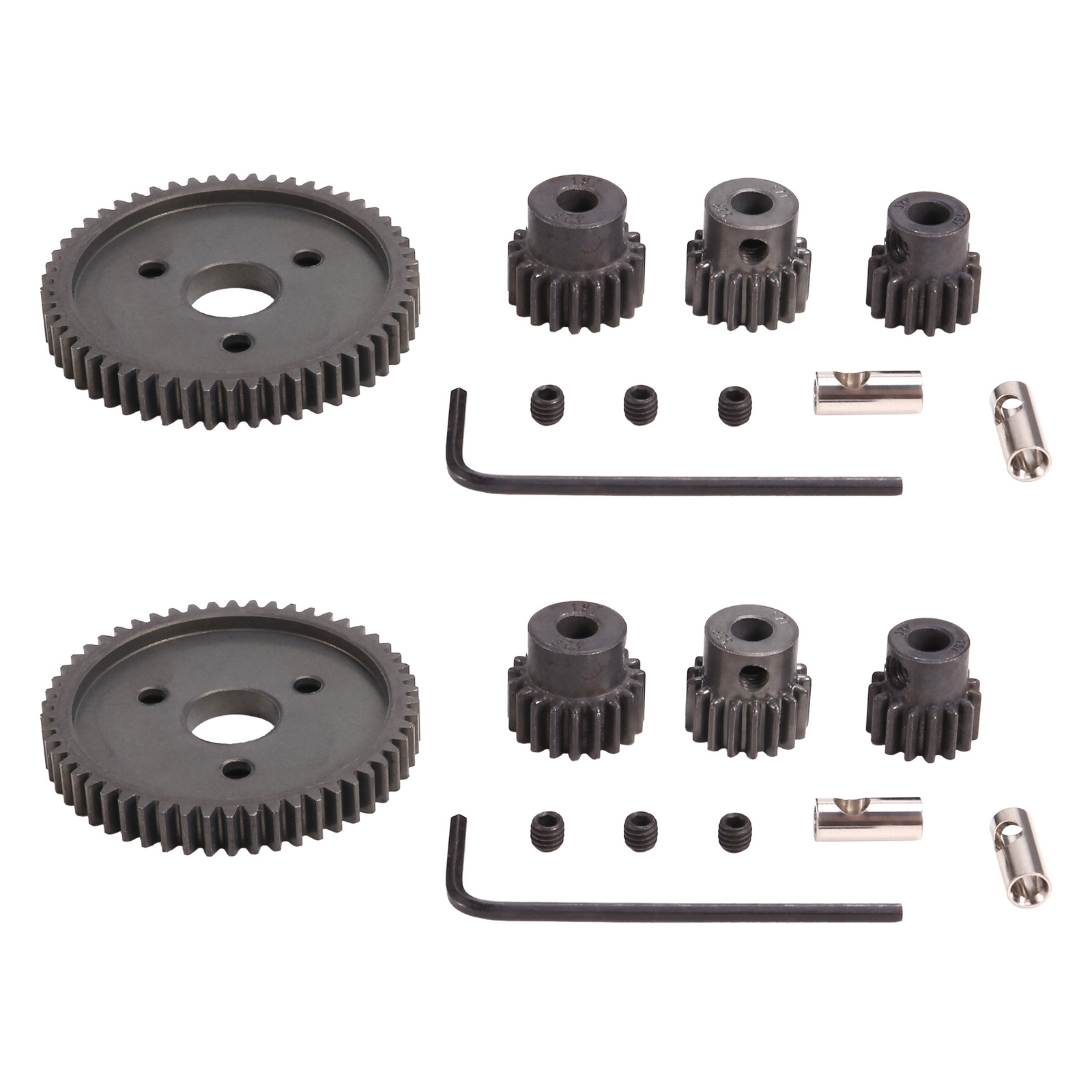 32P 5mm 15T Pinion and M0.8 11mm 54T Big Gear Hardened Steel Motor Gear for1082