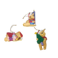 Lot of 3 Disney Winnie the Pooh Ornaments