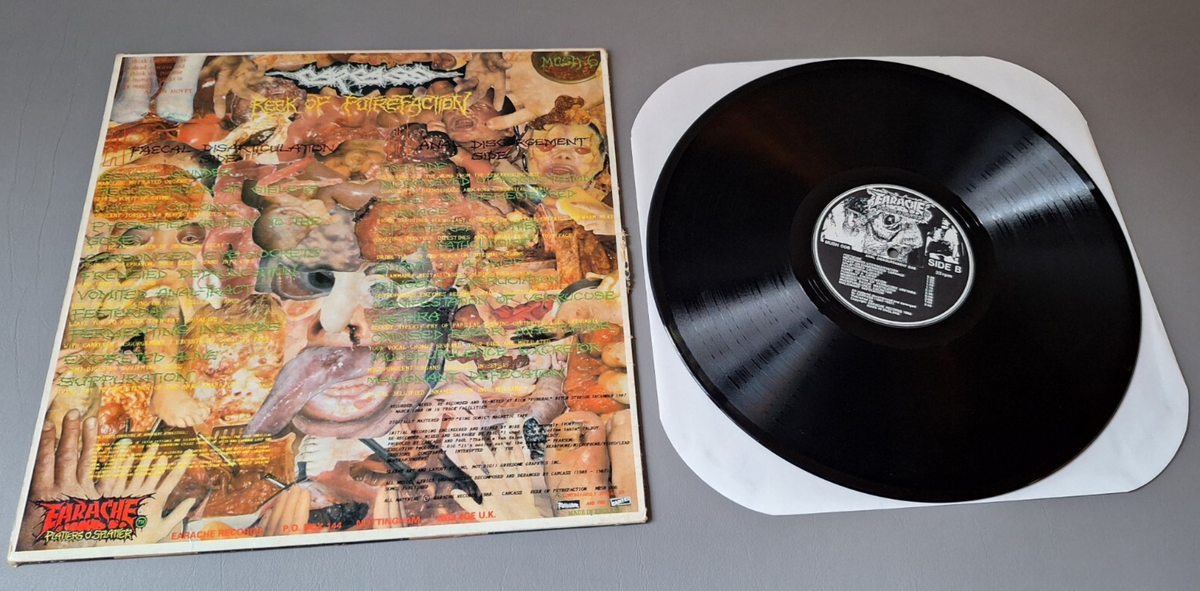 CARCASS original black Vinyl LP Reek Of Putrefaction (1988 Earache