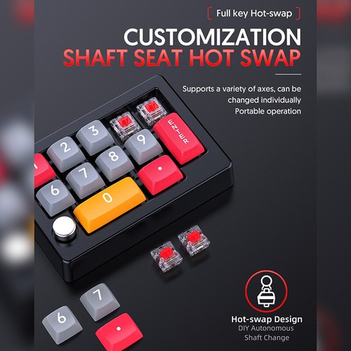 Mechanical Keypad 13Key Macro Programmable Fully Hot Swappable Mechanical Sw _xa - Afbeelding 11 van 14