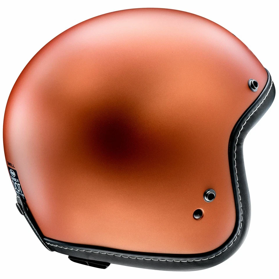 Arai Classic-V Open Face Solid Motorcycle Helmet - Copper Frost - X-Large Foto 2 de 2