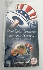 Andy Pettitte 2007 New York Yankee Post Pin Collection In Original Package