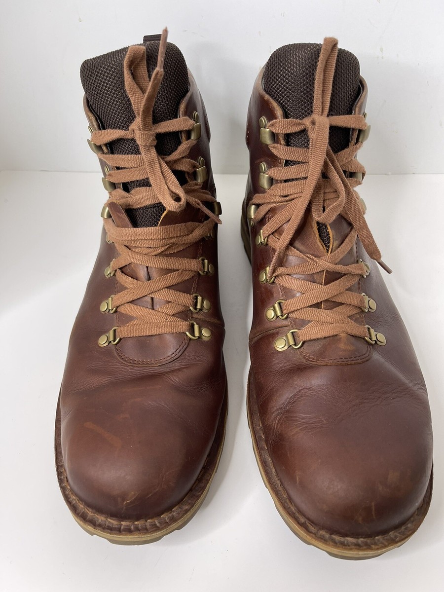 Waitsfield by MERRELL Brown Leather Hiking Braden Boots Men's Size