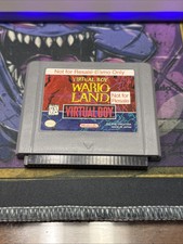 Nintendo Virtual Boy Wario Land Not For Resale Demo Only Cartridge 