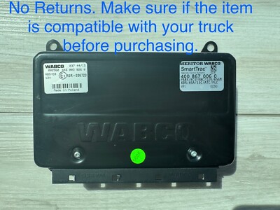MERITOR WABCO Freightliner SmartTrac Stability Control Abs Module, 400 867 006 0