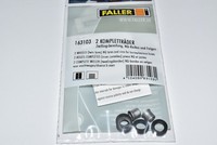 Faller Car System 163103 2 StüCk KompletträDer Felge/Reifen Lkw Neu & Ovp 161721