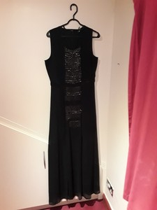 wallis black sparkle dress