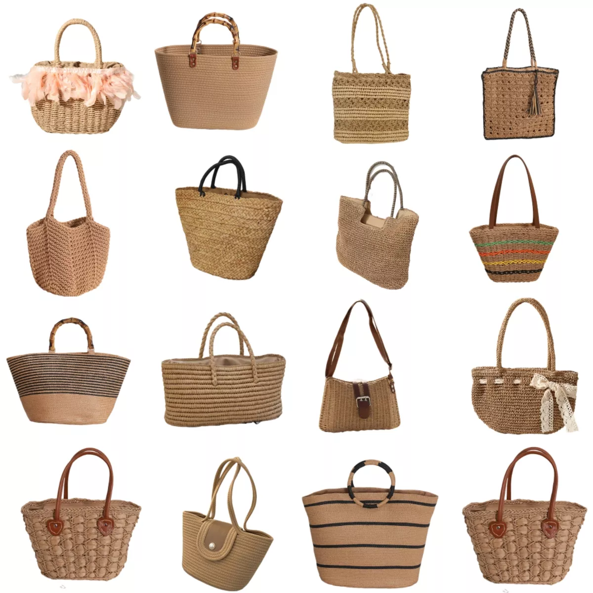 cabas straw tote