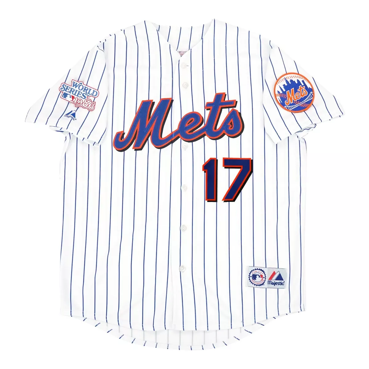 Keith Hernandez New York Mets 1986 World Series Men's Home White Jersey  (S-3XL)