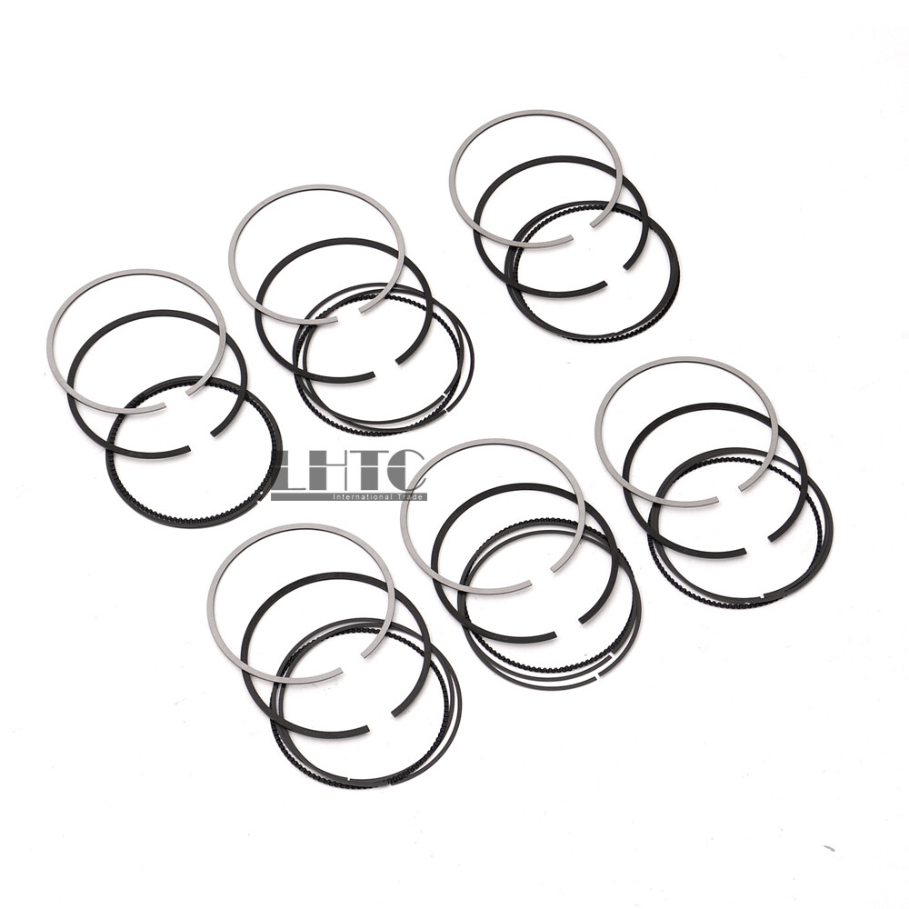 6x Piston Rings Set Mahle For BMW 535i M4 X5 F10 F30 F80 F32 E70 E71