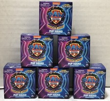 6 Paw Patrol PUP Squad -MIGHTY MOVIE- Surprise Mini Figures STOCKING STUFFER LOT