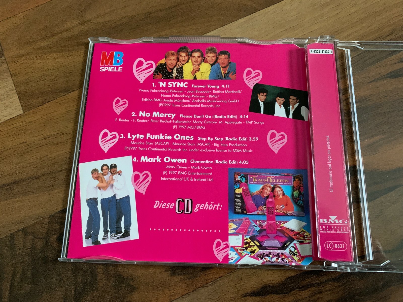 N SYNC NSYNC Forever Young LIMITED 1997 GERMANY CD single No Mercy Mark