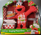 2007 Singing Pizza Elmo Sesame Street Fisher Price Animated Music Toy Vintage