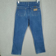 Wrangler Jeans Boys Kids 16 Slim Cowboy Cut Blue Denim 1013mwzbp Straight Leg