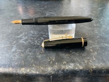 Vintage Conway Stewart 150 Black Fountain Pen with 14ct Gold Nib 1960's