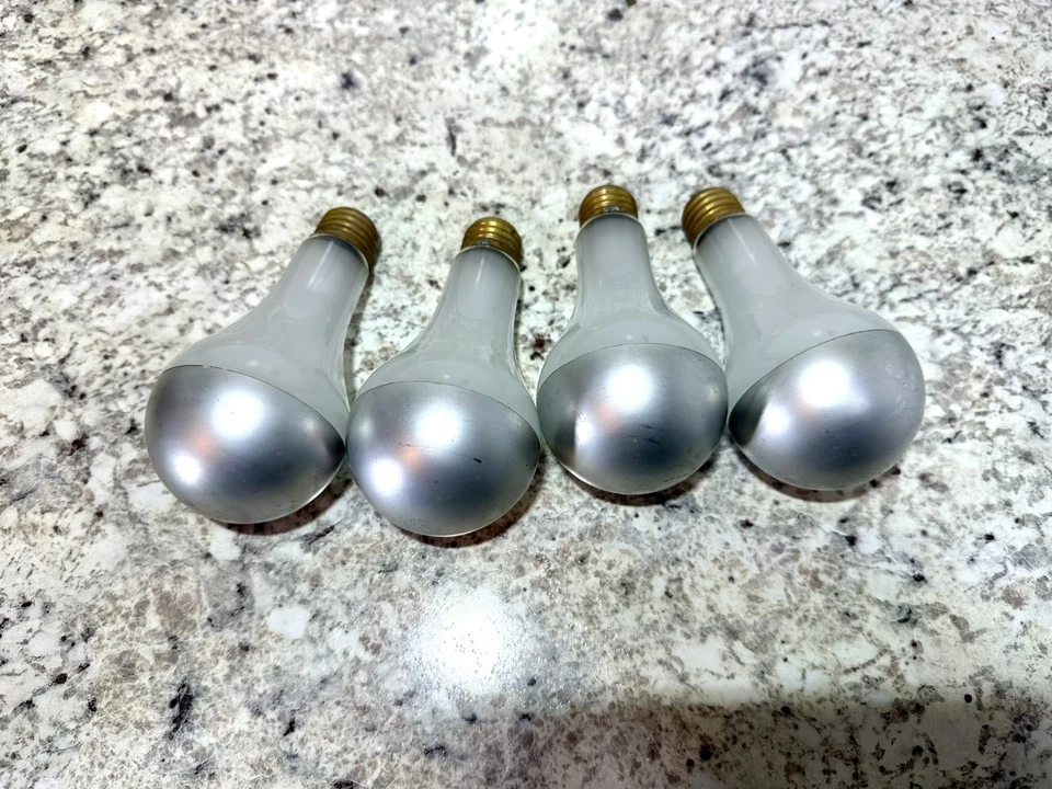 1 GE 100w Mazda Silver Bowl Indirect Light A23 Medium E26 Base Light Bulb 120V - Image 4 of 4