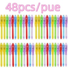 Invisible Ink Pen 24 PCS, Spy Pen with UV Light, Magic Marker for Secret Message