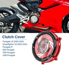 Per Ducati 1199 1299 Panigale V2 Streetfighter V2 Panigale R Coperchio Frizione Trasparente