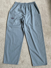 Cherokee Gray Cargo Scrub Pants for Women Medium 4200P