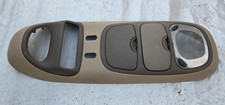 2000-2005 Ford Excursion Overhead Map Dome Light Storage Console Tan Beige Oem