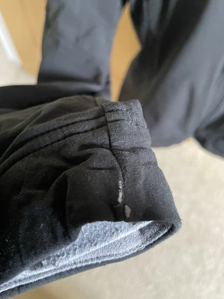 Ladies North Face black/grey zip top fleece lined sz M (10/12) - Image 4 of 4