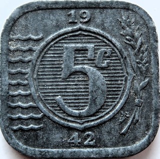 Vierkante Zinken Stuiver 1942