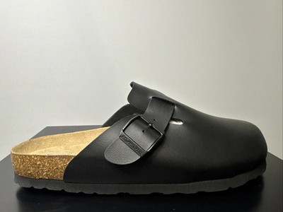 Rohde Herren Pantolette Gr. 42 Schwarz Pantoffel Weite G 6697