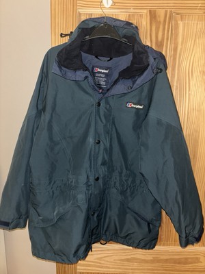 Vintage Berghaus Gore-tex Fabric Waterproof Coat Size 12 Women s Large Jacket