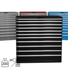 Lista Schubladenschrank 78.870 / 1.450x1.431x725 / 11 Schbl. / 200kg / Key Lock