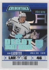 2019 Upper Deck Credentials Debut Ticket Access 54/699 Tier 2 Blake Lizotte 7ql
