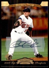 2008 Upper Deck Timeline 1995 SP Top Prospects Autographs Glen Perkins Auto