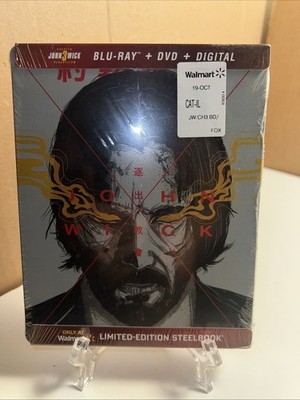 John Wick Chapter 3 Parabellum Bluray Limited Edition Steelbook