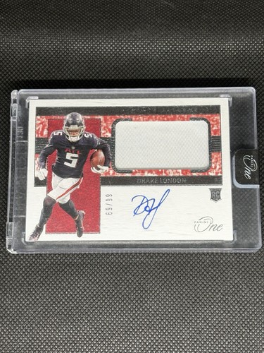 Drake London [Patch Autograph] #4 2022 Panini One card