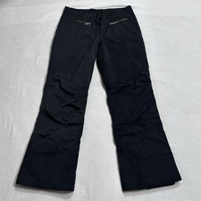 Women  s Obermeyer Size 8 Black Snowboard Ski Snow Pants Bootcut Adjustable Waist