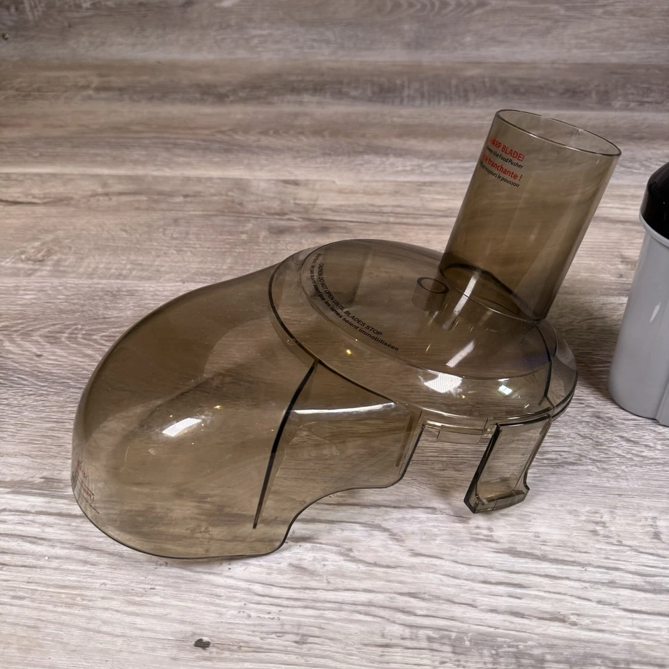 Bullet Express BE-110 Replacement Part Slicer Shredder COVER LID + Pusher - Image 2 of 4