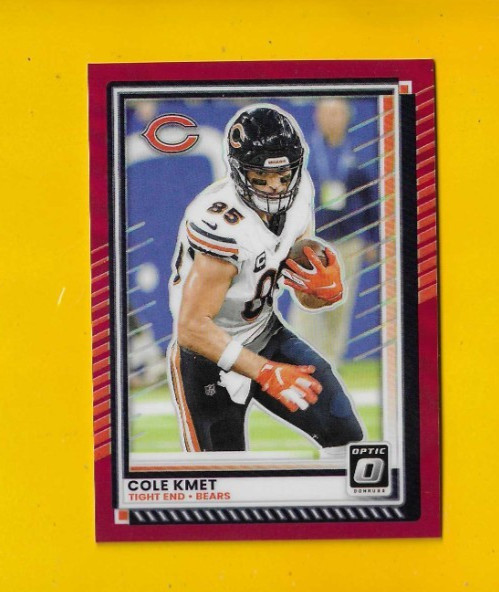 74679 	2025 Donruss Optic Red #71 Cole Kmet BEARS 143/149