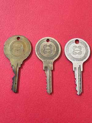 Lot of Vintage Brass Hotel Room Keys HYATT REGENCY