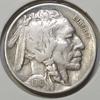 1916-P Buffalo Nickel - XF+ - Bold Date, Full Horn, Sharp Details!
