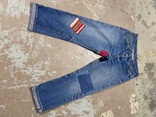 Vintage 1960s Levi  s 501 Selvedge Jeans Hidden Rivets 2 Button 33x28 Repairs