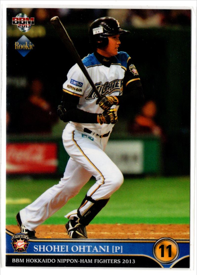 2013 BBM Hokkaido Nippon-Ham Fighters Batting Shohei Ohtani Rookie #F02B