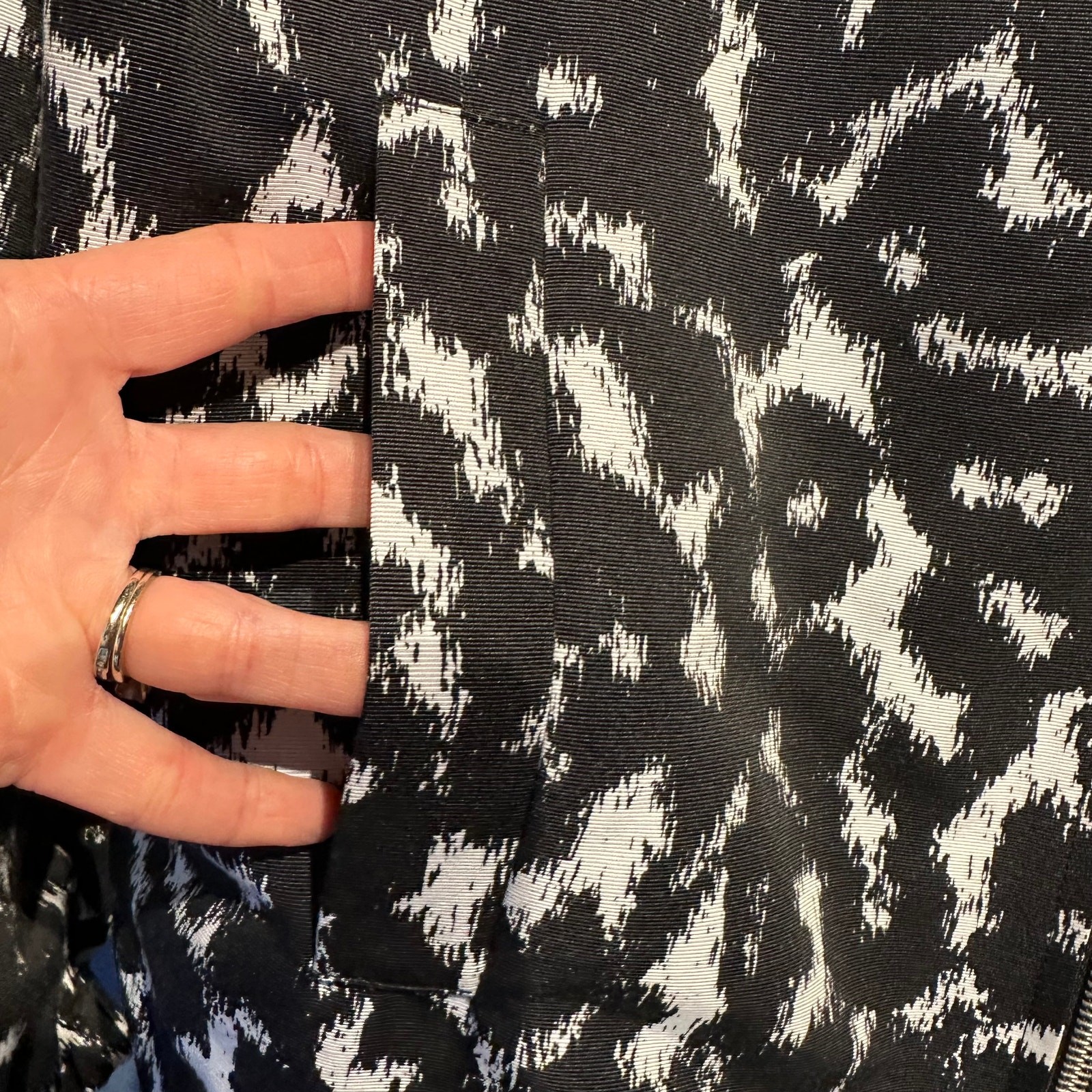 Ruby Rd. Size 16 Jacket Zip Front Animal Print El… - image 7