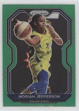 2021 Panini Prizm WNBA Green Prizm Moriah Jefferson #9 uw8